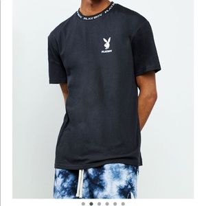 PACSUN Black and White Playboy T-shirt | UNISEX